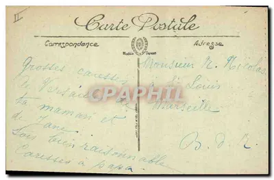 Versailles — Pałac Sądowy — wydawca 364 — Rewers
