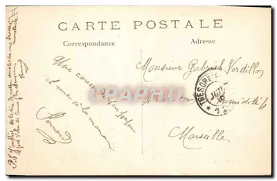 Verdun — Het Paleis van Justitie — Uitgever Debay, Verdun — Achterkant