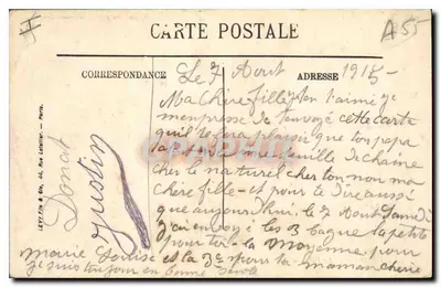 Verdun — O Palácio de Justiça — LL. n°36 — Verso