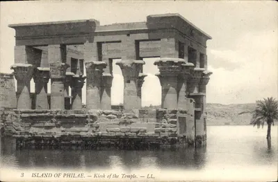 Ilha de Filae — Kiosque do Templo — LL.