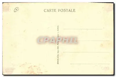 Egito — As pirâmides e o esfinge — Braun & Cie, Paris — Verso