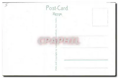 Kair Modlitwa obok Wielkiego Sphinxu — wydawca Lehnet & Laudrock, nr 2039 — Rewers