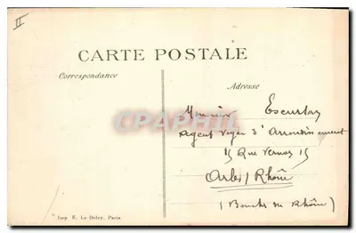 L'ARGONNE — Ruinas de Avocourt — E. Le Deley, París, n°6 — Reverso