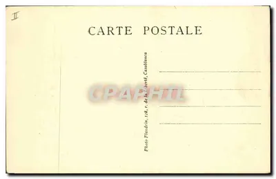 Casablanca — O Círculo dos Oficiais e o Palácio de Justiça — Foto Flandrin, n° 740 — Verso