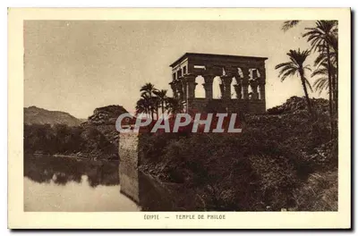 Egito — Templo de Philae — Braun & Cie, Paris