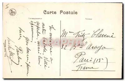 Ruínas de Louvain — Rue de Diest — editor N. Les — Verso