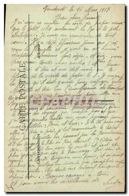 Campagna dell'Aisne 1916 — Casa di M. Quelin — Verso
