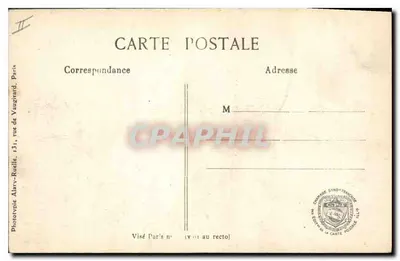 Las inundaciones del Yser — 211 — L. C. H. París — Reverso