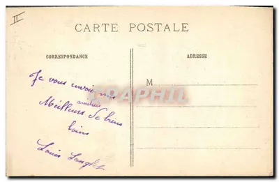 SOISSONS (Aisne) — Os efeitos do bombardeio na avenida Jeanne-d'Arc — J. Courcier, 8, rue Simon-le-Franc, Paris — Verso