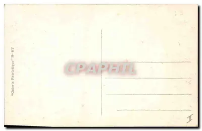 O Ponte de CREIL — destruído — Galeria Patriotique N° 67 — Verso