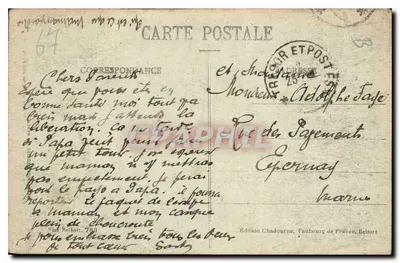 Ballon d'Alsace — Caminho da Grand'Piste — Edição Chadoûrne, n°453 — Verso