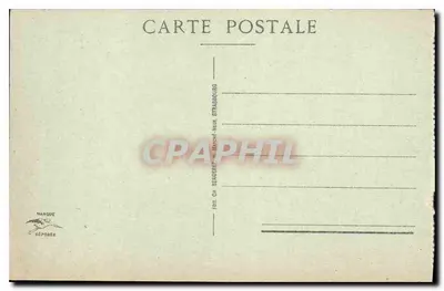 Strasbourg - La Petite France — widok kanału i domów z krokwią, n°109 — Rewers