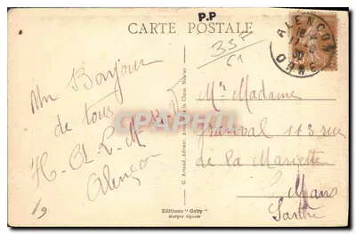 Alençon — Dom urodzenia Siostry Teresy z Dziecka Jezus — G. Gaby, nr 57 — Rewers