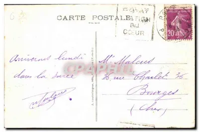 Fonte César em Royat — A Auvergne — G. D'O n°424 — Verso