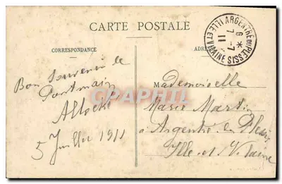 Pontmain — Bazylika i Jezioro — G.F. — nr 4691 — Rewers
