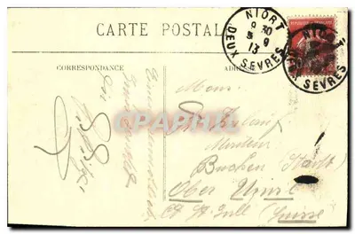 Niort — Katedra św. Andrzeja — Taireurs Céleste — Rewers