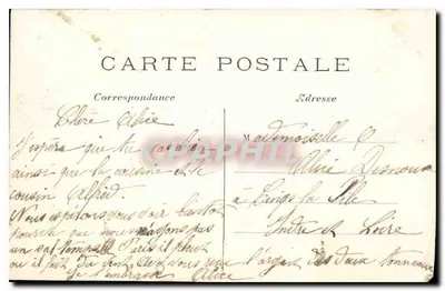 Paris (1) — Louvre Museum and Gambetta Monument — J. H. n° 589 — Back