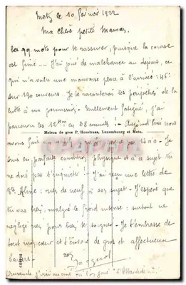 Metz — Porta dos Alemães — editor não identificado, número de série não visível — Verso