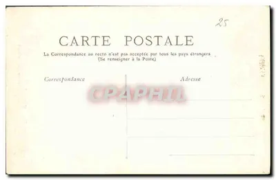 Fontaine-de-Vaucluse — Ruine del Castello dei Vescovi di Cardin — Edizioni J. Brun et Cie, Carpentras — Verso