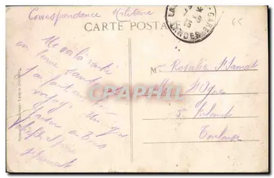 Labouheyre (Landes) — Rodovia Nacional — Goll. Barthelemy, bur. Labouheyre — Verso