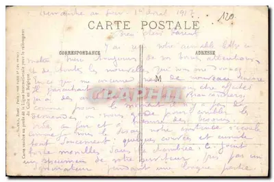 Dinant — Katedra i Most po przejściu barbarzyńców — Visé Paris 10 — Rewers
