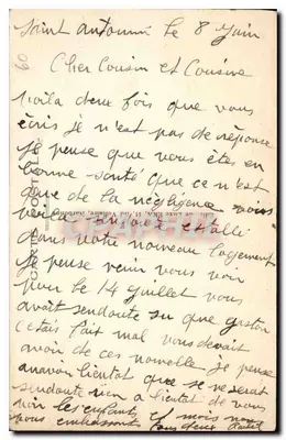 St-Antonin-Noble-Val — Praça do Hotel de Ville — editora Era, filial N° 171 — Verso