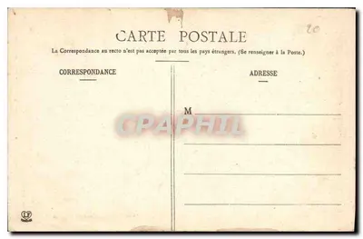 Kaplica i organy w Świętomiecznym Komminges — Phototypie Léonard, Toulouse — n°20 — Rewers