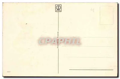 Dwa kochające ryby — scenka nocna z miłosną księżycem — wydawca RR, nr 10027 — Rewers
