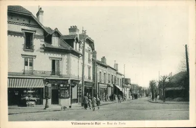 Villeneuve-le-Roi — Rue de Paris — Édit. Vallot