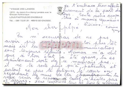 Grupo folclórico das Landas — Seignosais — Vignes — Verso