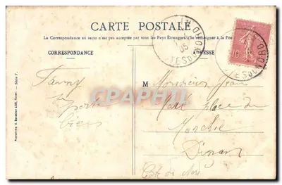 Mulher emergindo de um ovo — PAQUES — Editor A. Bézard & Cie, série F. — Verso