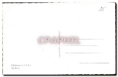 Les Bains — Saint-Antonin-Noble-Val — editor T & G, Agen — Verso