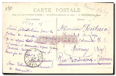 Marseille — La Rue Noailles — Uitgever Ruat — Achterkant