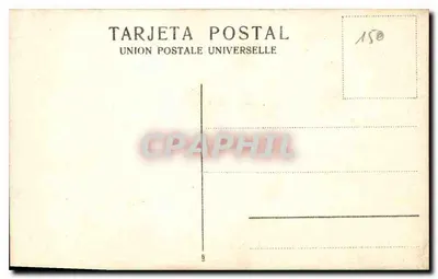Família — estúdio de retratos — Union Postale Universelle, n° 150 — Verso