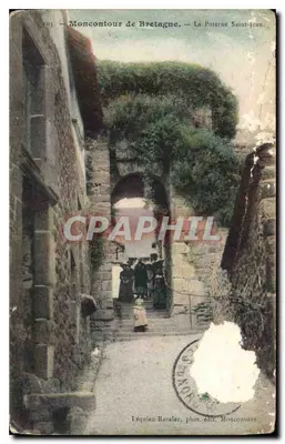 Moncontour da Bretanha — A Porta Santa-Jean — Lequien-Ravalec, fot.-édit. Moncontour