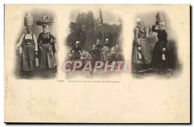 Milchmädchen um Quimper — Serie 1007 — Vatton, Quimper