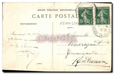 Concarneau — Miasto zamknięte — Brama Passage — Zbiór V. BARD, Quimper — Rewers