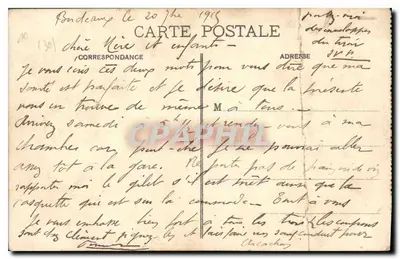 Arcachon — Cap Ferret — O Farol — M. D. — n° 210 — Verso
