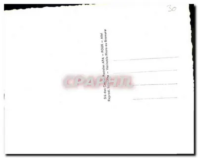 Pouix — Widok mostu i zamku — Sté des Cartes Postales APA — POUIX — ALBI — Rewers