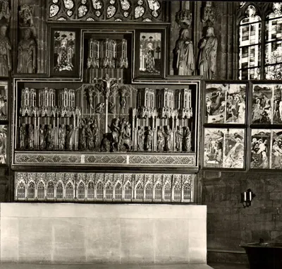 Dortmund. Igreja de São Reinoldo — Altar do início do século 16 — Bildarchiv Foto Marburg Nr. 159 902