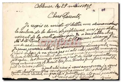 Coblence — A Fortaleza — editor 1235 — Verso