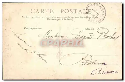 Mont-Dore - A Instalação Termal na Hora do Cura, a Escada do Grande Salão — M.T. L.L. — Verso