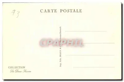 Chamonix — Palácio Savoy — Editor Braun & Cie, Dornach — Verso