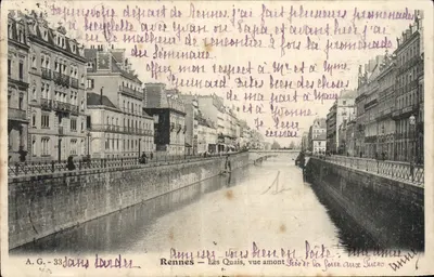 Rennes — Les Quais, widok z góry — A.G. - 33 bez ramki