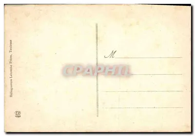 Cauterets — Wodospad Cérisey — Héliogravure Laboncle Frères, Toulouse, nr 2 — Rewers