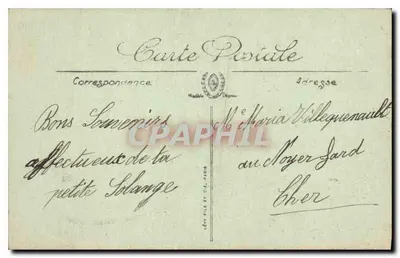 Paris - A Basílica do Monte Marte e o Coração Sagrado de Jesus — editor Solange, n° 1941 — Verso