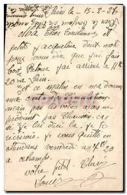 PARIS — De grafzerk van Napoleón I bij de Invalides — A. L. — n°11 — Achterkant