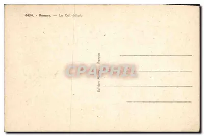 Rennes — Katedra — Wydawnictwo Marny - Rennes — Rewers