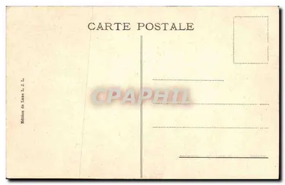 Le bois du paradis et aigle du Dru (3754) — Les Praz — Wydawnictwo L. J. L. — Rewers