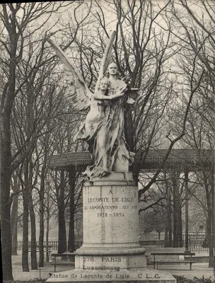 Statua di Leconte de Lisle — Parigi, Luxembourg — C.L.C. n°278